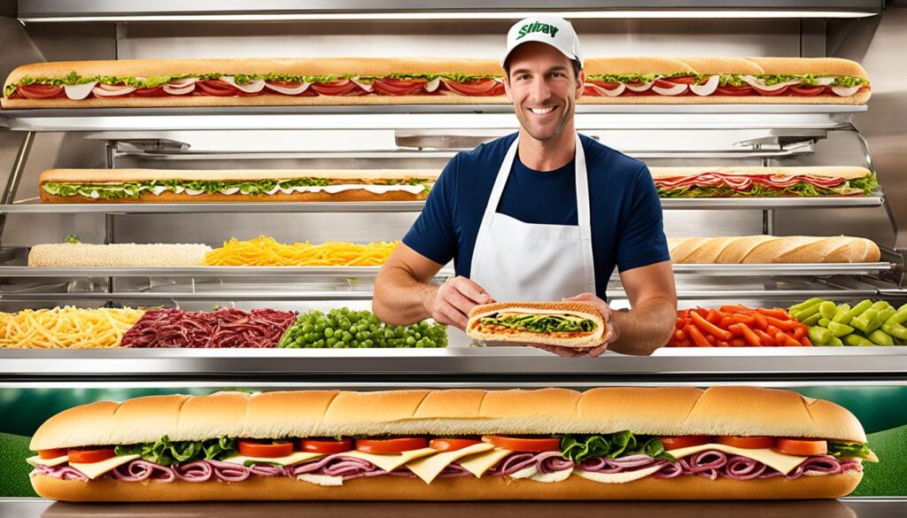 Subway Footlong Sandwiches